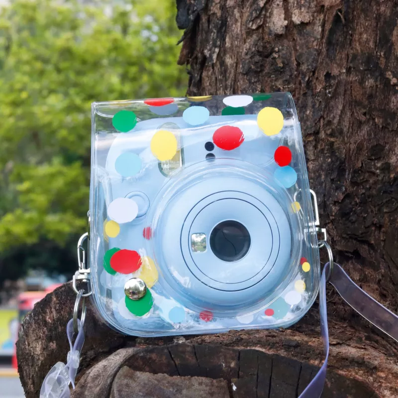 LOVEINSTANT Custodia per Fujifilm Instax Mini 12 - Colorful Dots