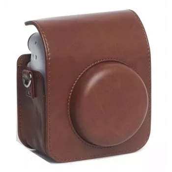 LOVEINSTANT Custodia protettiva a tracolla per Fujifilm Instax Mini 12 - Marrone