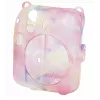 LOVEINSTANT Custodia protettiva per Fujifilm Instax Mini 12 con borsa per foto, multicolore scuro