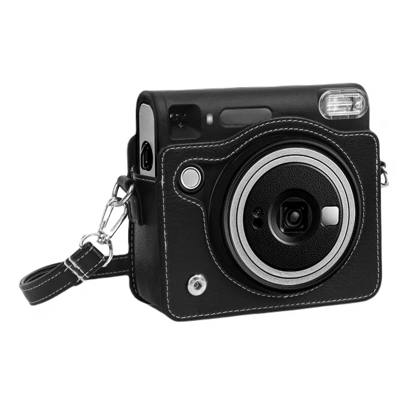 LOVEINSTANT Custodia cover pouch per fotocamera Fujifilm Instax Square SQ40, Nero