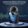 PULUZ PU648B 2x Microfono lavalier wireless per smartphone USB-C, tablet, laptop - 2,4 GHz, omnidirezionale, Plug and Play