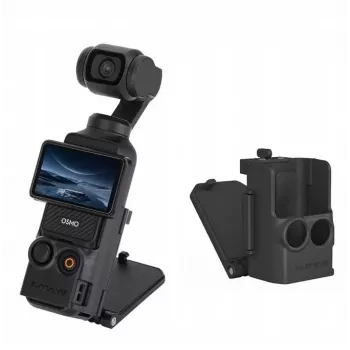 SUNNYLIFE Supporto magnetico per DJI Osmo Pocket 3 - Verticale e orizzontale - Nero
