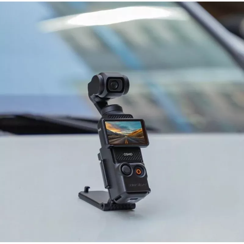 SUNNYLIFE Supporto magnetico per DJI Osmo Pocket 3 - Verticale e orizzontale - Nero