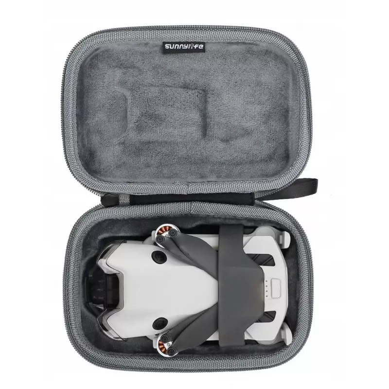 SUNNYLIFE Custodia rigida borsa da trasporto per drone DJI Mini 4 Pro, Nero, N4P-B696-D