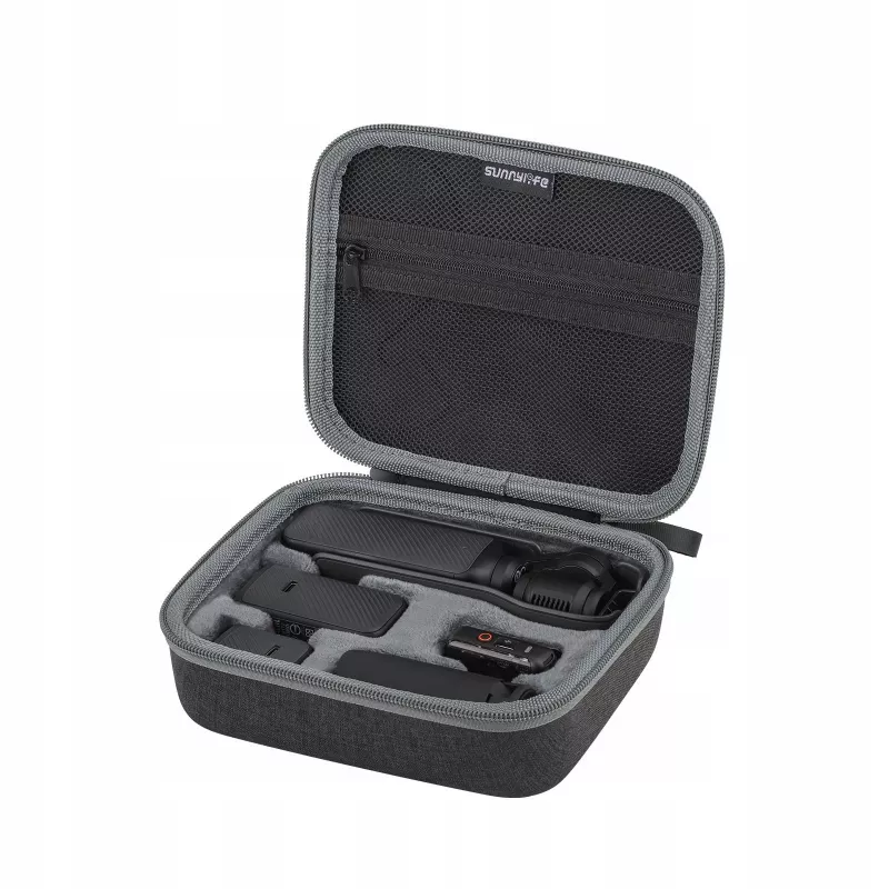 SUNNYLIFE Custodia protettiva rigida per DJI Osmo Pocket 3 e accessori, Nero