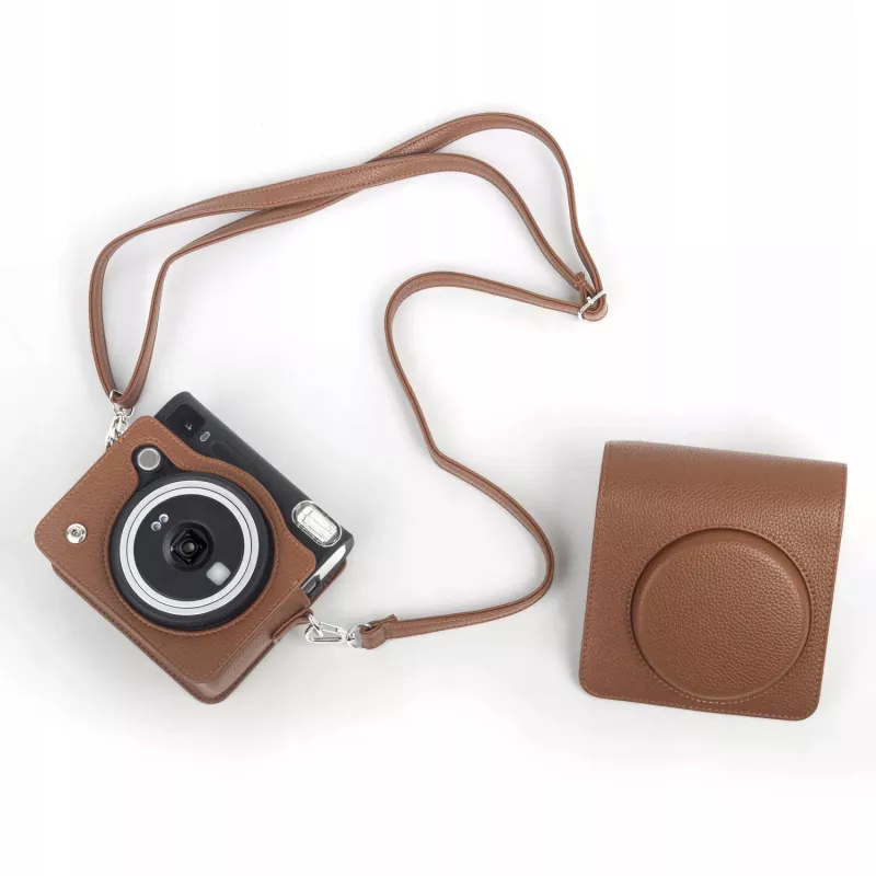 LOVEINSTANT Custodia protettiva per Fujifilm Instax Square SQ40 - Marrone