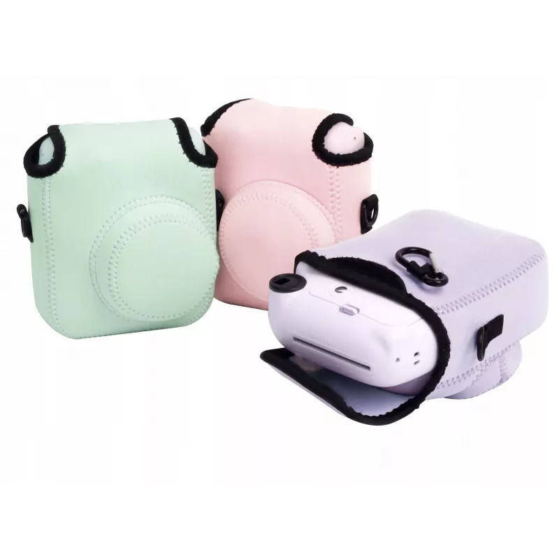LOVEINSTANT Custodia morbida in neoprene per Fujifilm Instax Mini 12 - Rosa