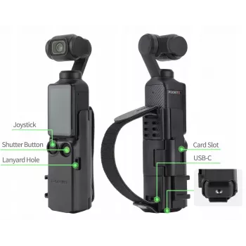 SUNNYLIFE Protective Frame Hand Grip per DJI Osmo Pocket 3 - nero