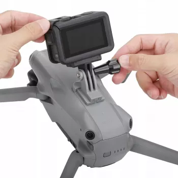 SUNNYLIFE Supporto per action camera per DJI Air 3, GoPro, Insta360, SJCAM, Xiaomi - filettatura 1/4