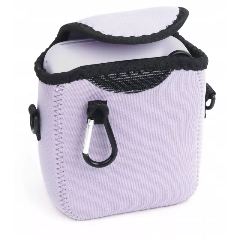 LOVEINSTANT Custodia protettiva in neoprene morbido per Fujifilm Instax Mini 12 - viola