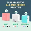 Phomemo Carta termica per etichette 3 rotoli in colori diversi per T02 M02 PRO M03 M04S