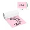 Phomemo Rotoli di carta termica colorata 53mm x 6,5m confezione da 3 per T02 M02 PRO M03 M04S
