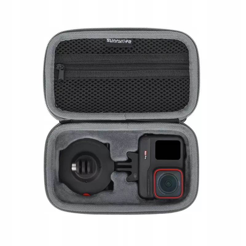 SUNNYLIFE Custodia rigida da trasporto per Insta360 Ace / Ace Pro - nero