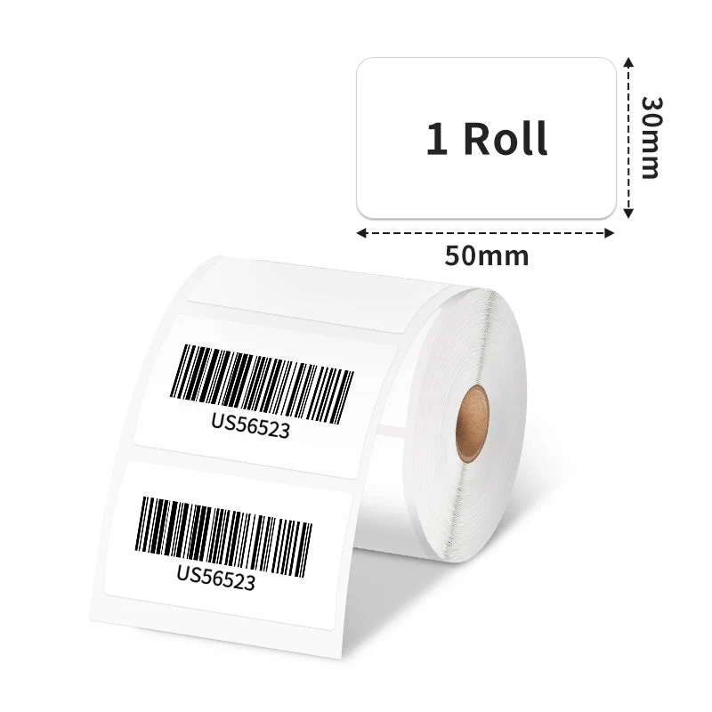 Phomemo 230 etichette 50x30mm etichette adesive Direct Thermal per M110 M120 M200 M220 M221 / XP5030-230