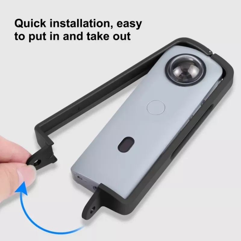 PULUZ Supporto a cornice gabbia protettiva per Ricoh Theta SC2 - nero