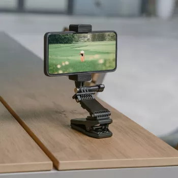 Supporto a clip SUNNYLIFE con porta cinghia magnetico per GoPro DJI Xiaomi SJCAM / Mj950