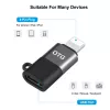 Adattatore OTG PULUZ da Lightning a USB-C per iPhone, nero (PU649B)