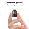 Adattatore OTG PULUZ da Lightning a USB-C per iPhone, nero (PU649B)
