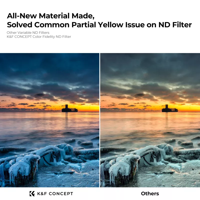Filtro ND variabile K&F Concept ND2-ND32 77mm True Color MRC Nano X