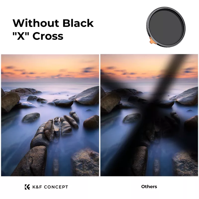 Filtro ND variabile K&F Concept ND2-ND32 77mm True Color MRC Nano X