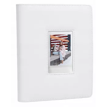 Album fotografico LOVEINSTANT per 288 foto, compatibile con Fuji Instax Mini, Polaroid 300, Zink, Canon Ivy, HP Sprocket, Kodak Smile, copertina bianca con finestra