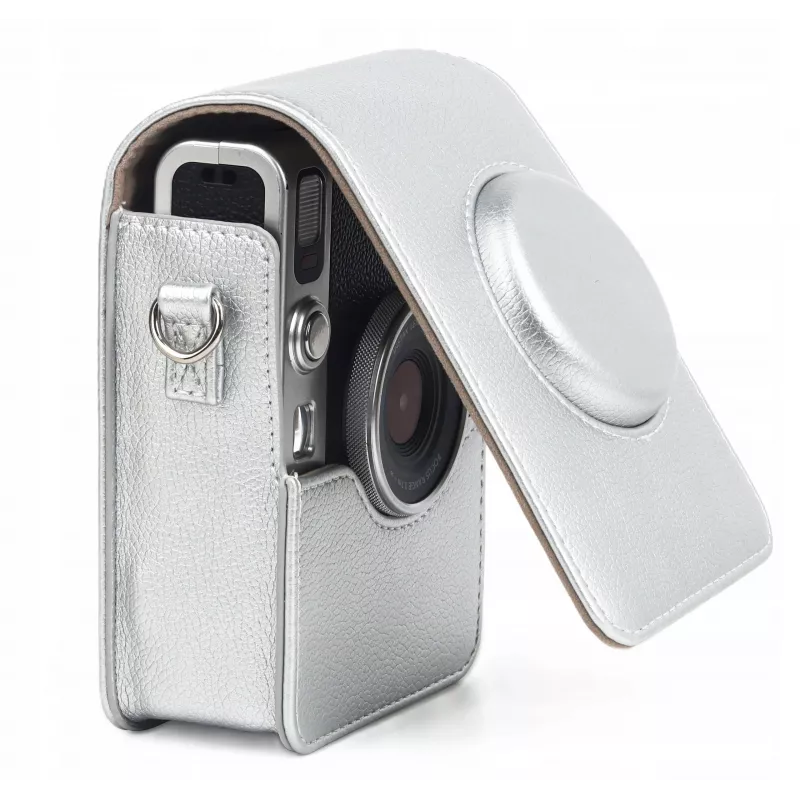 Custodia LOVEINSTANT per Fujifilm Instax Mini Evo - argento