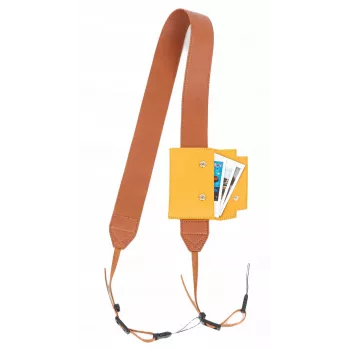 Tracolla per collo/spalla + borsa fotografica LOVEINSTANT per Fuji Instax Mini 12 40 11 8 9 99 Evo, marrone