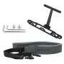 SUNNYLIFE cinghia per collo e spalla per telecomando DJI RC 2 / RC 1 - tessuto in nylon nero con ganci in lega di alluminio