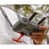 SUNNYLIFE cinghia per collo e spalla per telecomando DJI RC 2 / RC 1 - tessuto in nylon nero con ganci in lega di alluminio