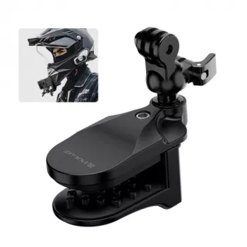 PULUZ supporto mento per casco moto per GoPro Hero 12 11 Mini 10 9 8 7 6 5 4 3+ Max - PU927B