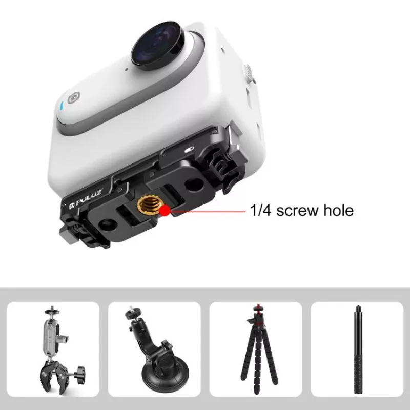 PULUZ Supporto adattatore per Insta360 GO 3 / GO 3S su sistema 1/4