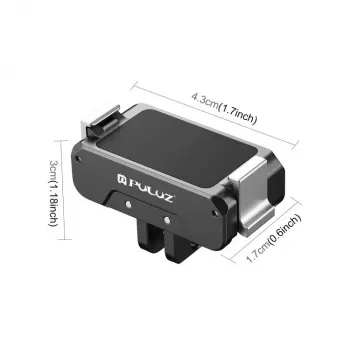 PULUZ PU995B supporto adattatore 1/4 + sistema GoPro per DJI Osmo Action 4 / 3