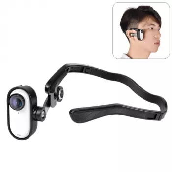 PULUZ supporto magnetico con fascia per testa per Insta360 GO 3 / GO 3S - nero PU974B