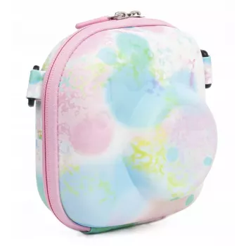 LOVEINSTANT Custodia protettiva per Fujifilm Instax Mini 99/12/11/9/8/7+/40, pelle PU multicolore con effetto sfumato