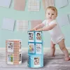 LOVEINSTANT Cornice portafoto pieghevole a cubo per 24 stampe Instax Mini - Sea Blue