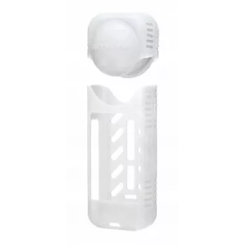 SUNNYLIFE Set copriobiettivo in silicone e custodia per Insta360 X4 - bianco