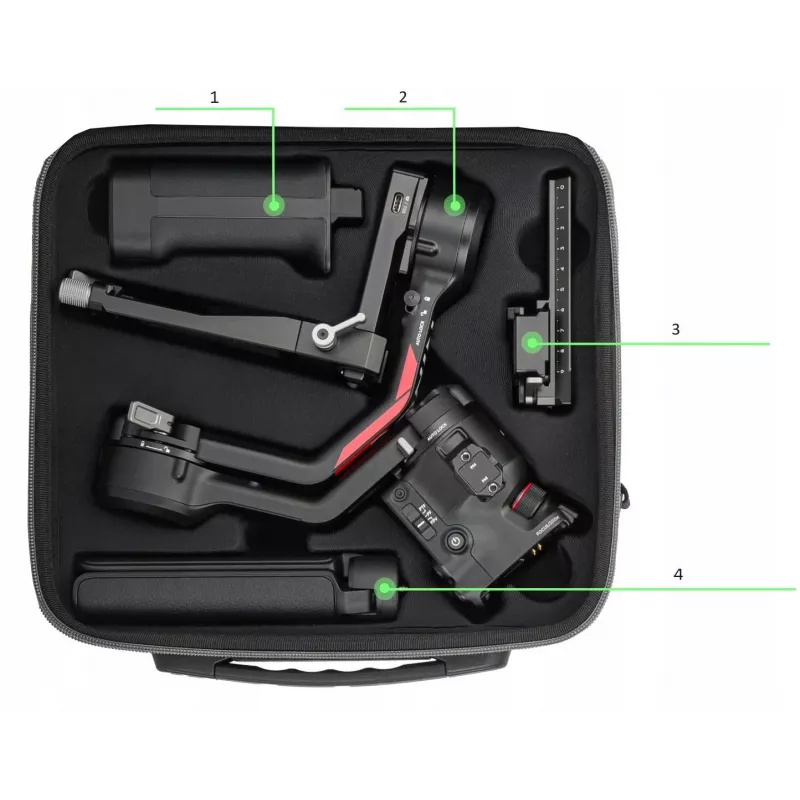 SUNNYLIFE Custodia rigida per gimbal DJI RS 4 - nero