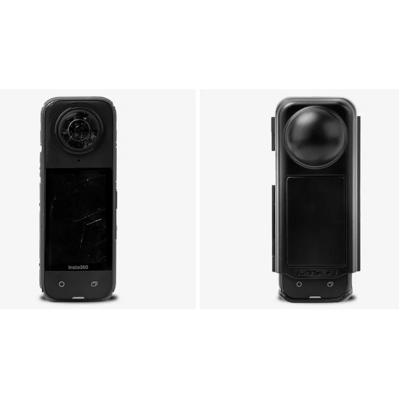 SUNNYLIFE Custodia protettiva rigida per action camera Insta360 X4 - nero
