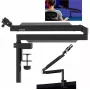 ULANZI ZJ05 Braccio articolato per microfono con morsetto da tavolo, estensione 690 mm, nero