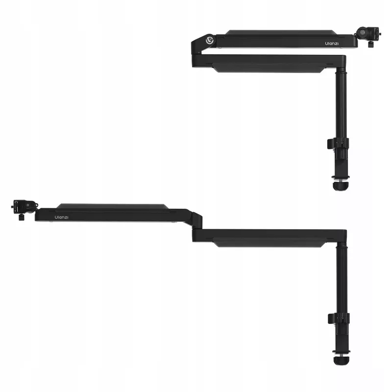 ULANZI ZJ05 Braccio articolato per microfono con morsetto da tavolo, estensione 690 mm, nero
