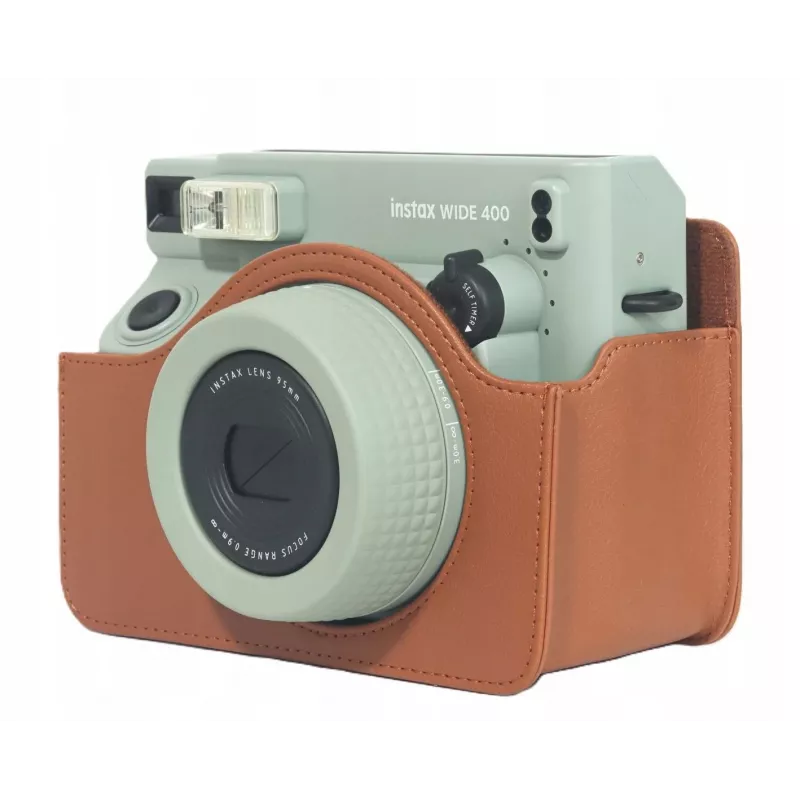 LOVEINSTANT Custodia protettiva per Fujifilm Instax Wide 400 - marrone