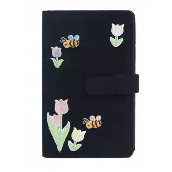 LOVEINSTANT Album fotografico per 96 foto compatibile con Fujifilm Instax Mini 99, 12, 40, 11, 9, Evo, LiPlay, Link – design tulipano