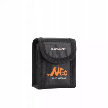 SUNNYLIFE borsa ignifuga per 2 batterie DJI Neo / Neo 2