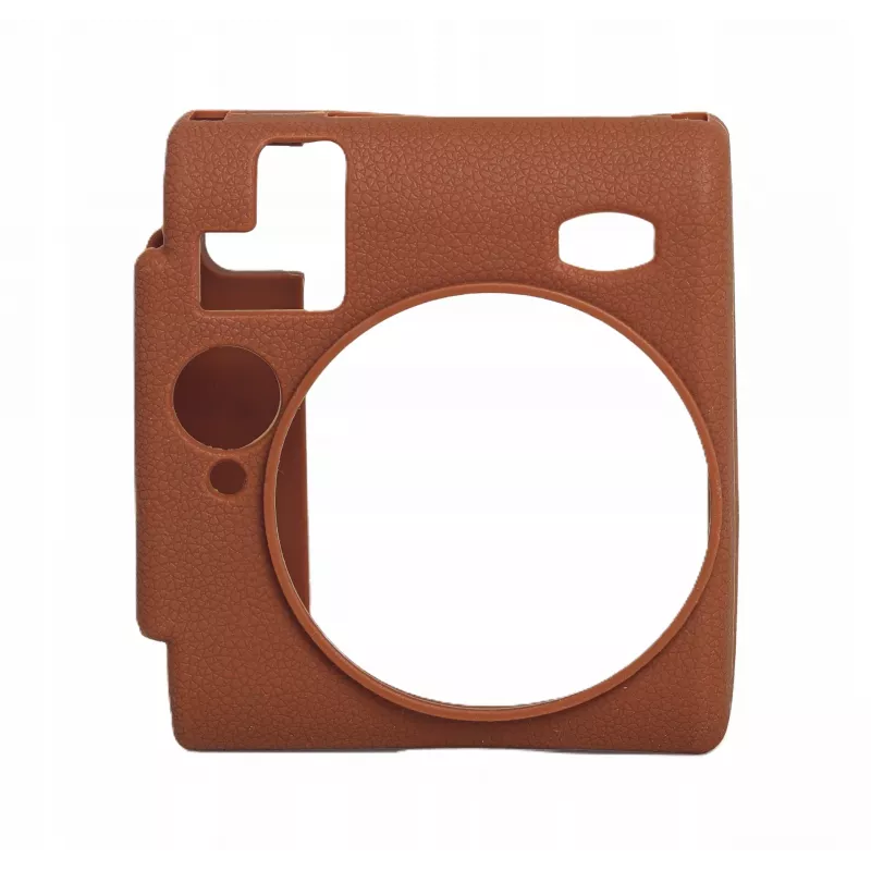 Custodia protettiva in silicone LOVEINSTANT per Fujifilm Instax Mini 99 - marrone