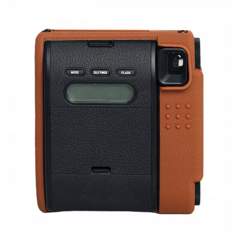 Custodia protettiva in silicone LOVEINSTANT per Fujifilm Instax Mini 99 - marrone