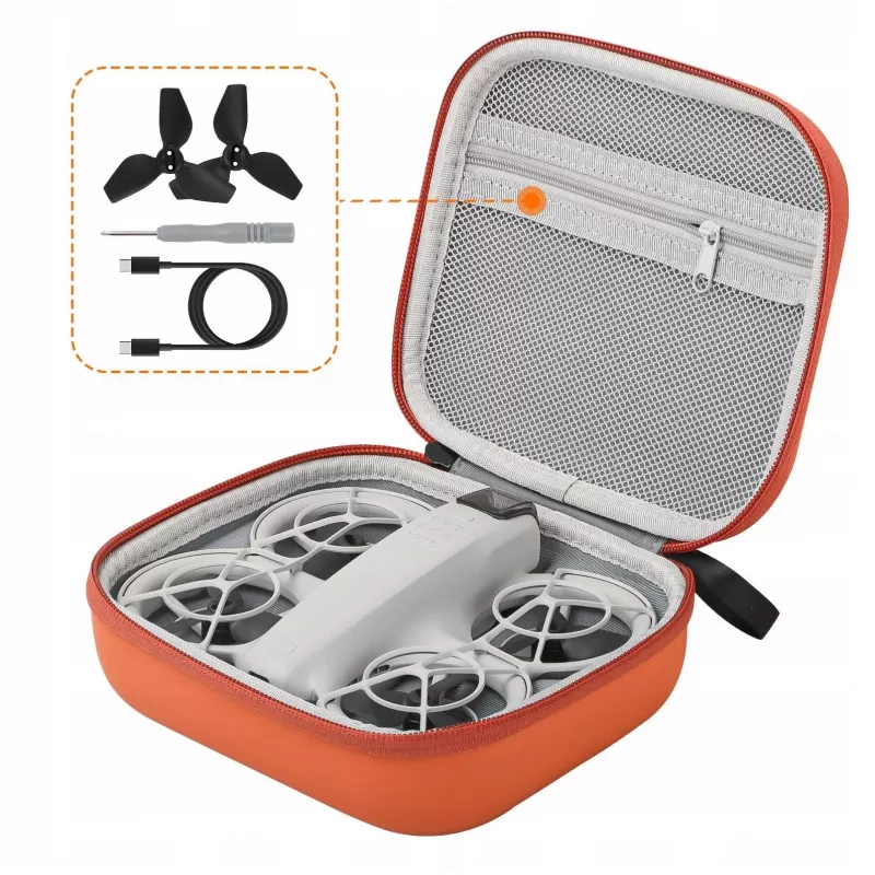 SUNNYLIFE custodia da trasporto per DJI Neo, arancione, NE-B862