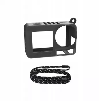 Custodia protettiva in silicone con laccetto SUNNYLIFE per DJI Osmo Action 5 Pro / OA5-BHT885