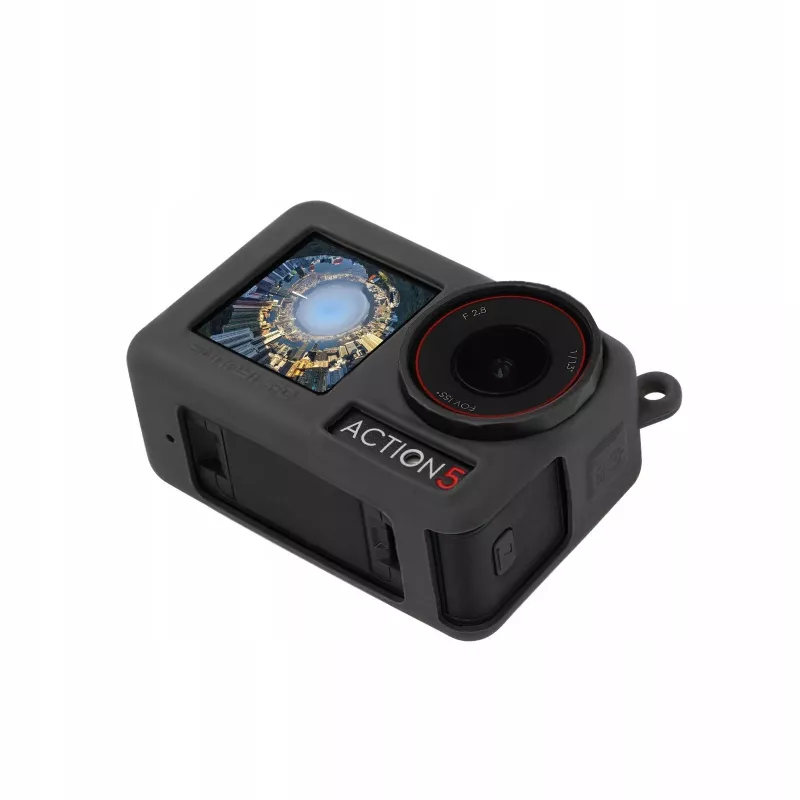 Custodia protettiva in silicone con laccetto SUNNYLIFE per DJI Osmo Action 5 Pro / OA5-BHT885