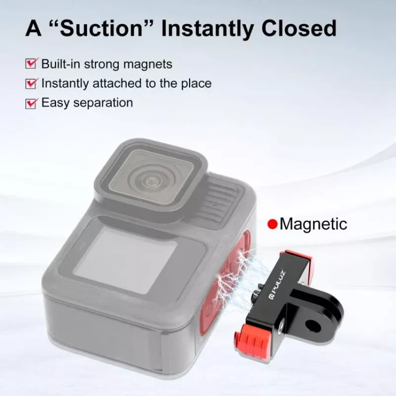 PULUZ Supporto magnetico a sgancio rapido per GoPro Hero 13 Black / PU712R