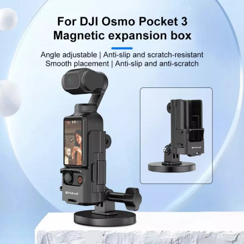 PULUZ Supporto magnetico per action camera per GoPro DJI Osmo Pocket 3 PU724B